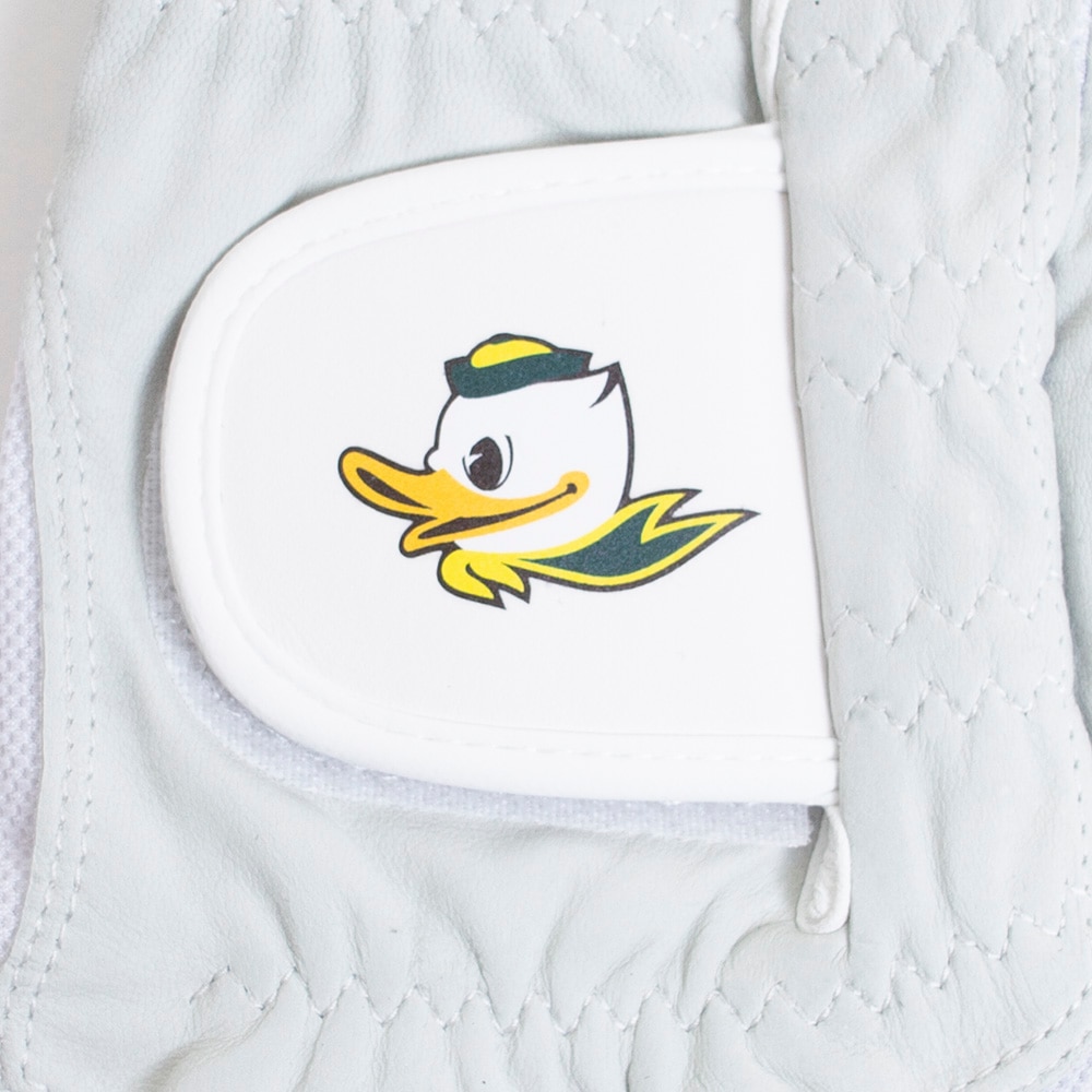 Fighting Duck, White, Gloves, Sports, Golf, Team Golf, 711046